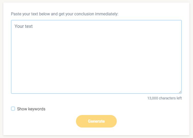 thesis-conclusion-generator